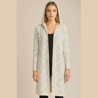 Cárdigan diseño único color Marfil