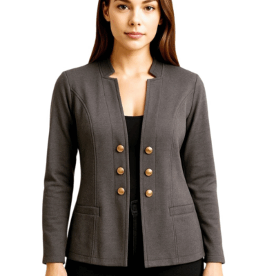 Blazer nueva colección color Negro, Gris, Café, Marfil