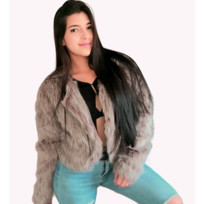 Chaqueta colección resiente color Café
